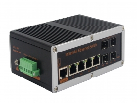 網管工業級 千兆4光4電-SFP 網管工業級 千兆4光4電-SFP