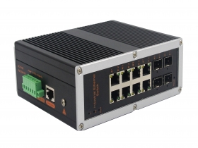 網管工業級 千兆4光8電-SFP 網管工業級 千兆4光8電-SFP