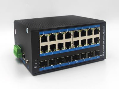 管理型千兆 8光16電工業級交換機 管理型千兆 8光16電工業級交換機